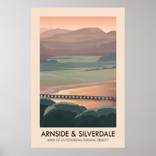 Arnside And Silverdale AONB Travel Poster