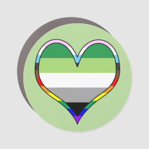 Aro Heart Car Magnet