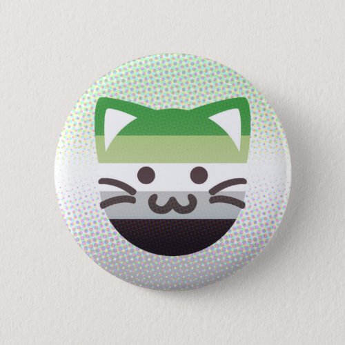 aro pride cat button