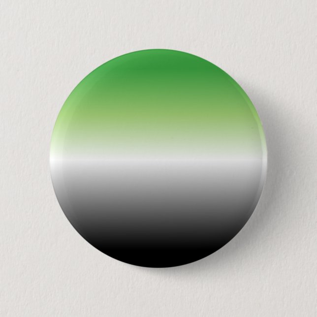 Aro pride flag gradient button (Front)