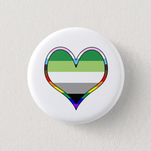 Aro Pride Heart Button