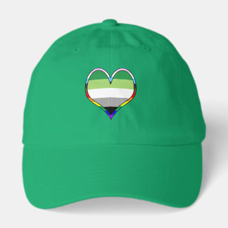Aro Pride Heart Hat