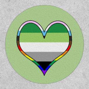 Aro Pride Heart Patch