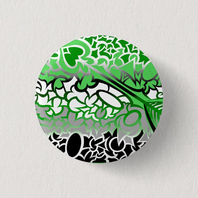 Aro Pride Squiggles Button (Front)