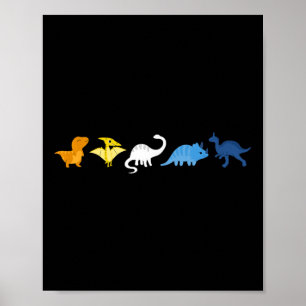 Aroace Pride Dinosaur, Lgbtq Aro Ace, Cute Aromant Poster