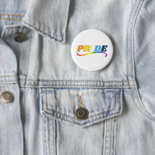 AroAce Pride - Rainbow Swoosh Button
