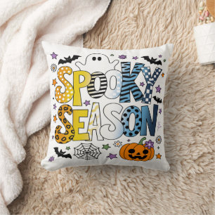 AroAce Spooky Season Halloween Throw Pillow