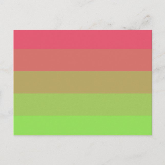 Aroflux Pride Flag Postcard (Front)