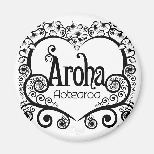 Aroha Aotearoa magnet (Front)