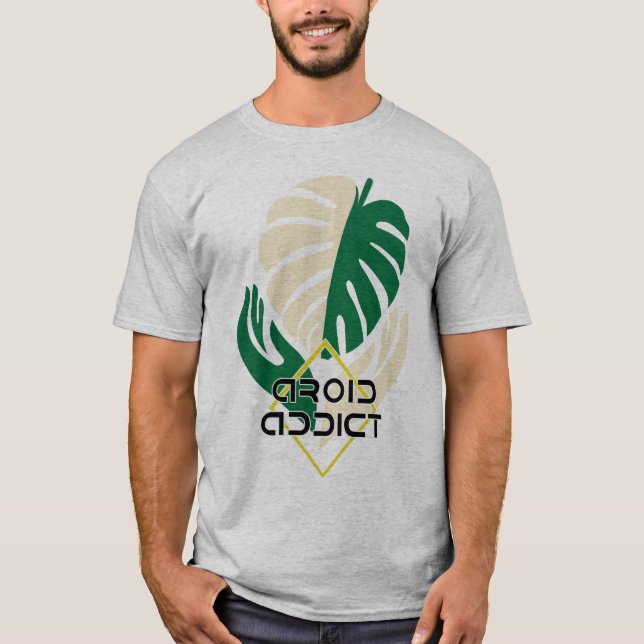 Aroid Addict Tshirt Monstera Plants (Front)