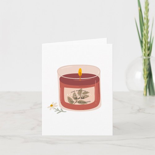 Aroma Candle Card
