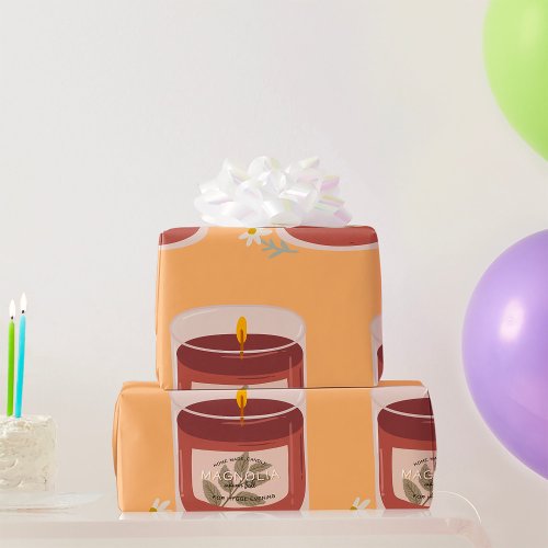 Aroma Candle Wrapping Paper