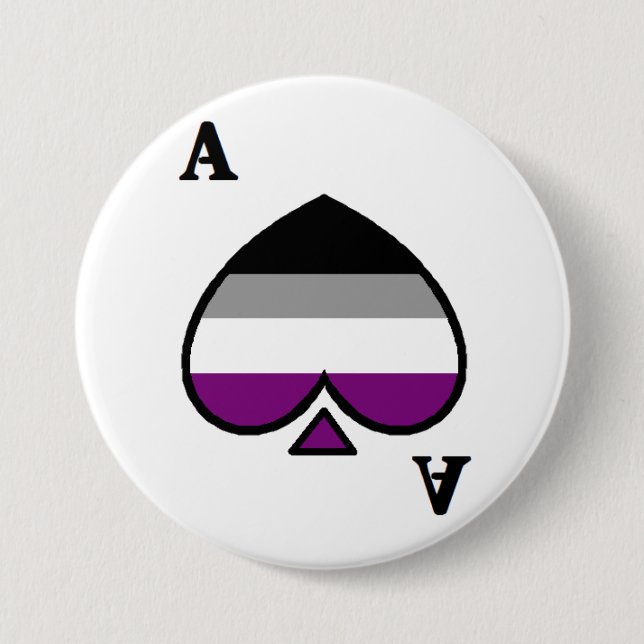 Aromantic Ace Button (Front)