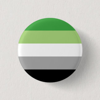 Aromantic/Aro Pride Flag Button