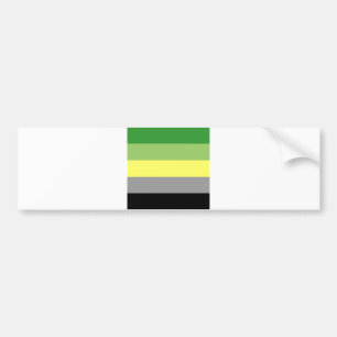 aromantic bumper sticker