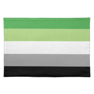 Aromantic flag cloth placemat