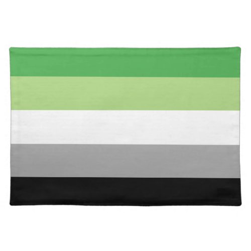 Aromantic flag cloth placemat