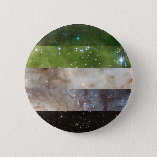 Aromantic nebula flag pin