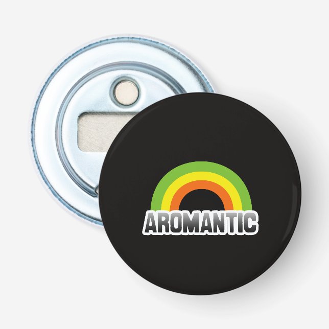 Aromantic Pride Bottle Opener (Front)