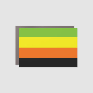 Aromantic Pride Car Magnet