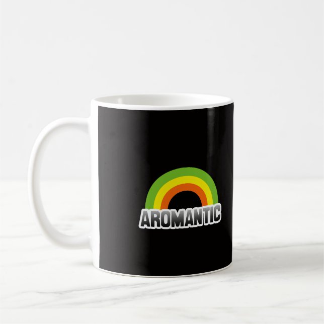 Aromantic Pride Coffee Mug (Left)