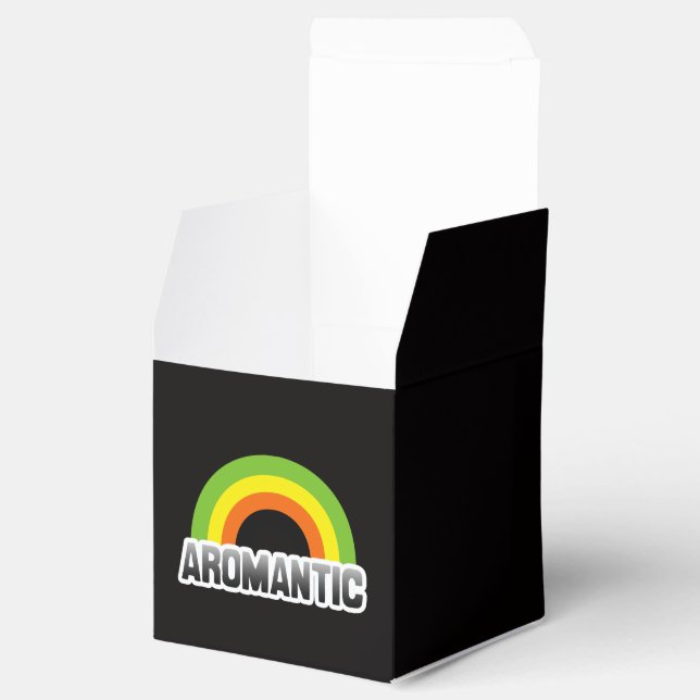 Aromantic Pride Favor Boxes (Opened)