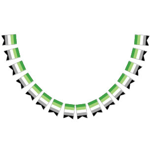 Aromantic Pride flag