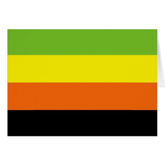 Aromantic Pride Flag Cards (Front Horizontal)