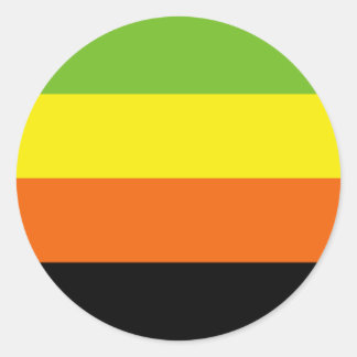Aromantic Pride Flag Classic Round Sticker