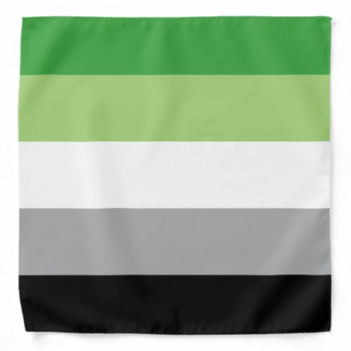 Aromantic Pride Flag LGBTQ Bandana
