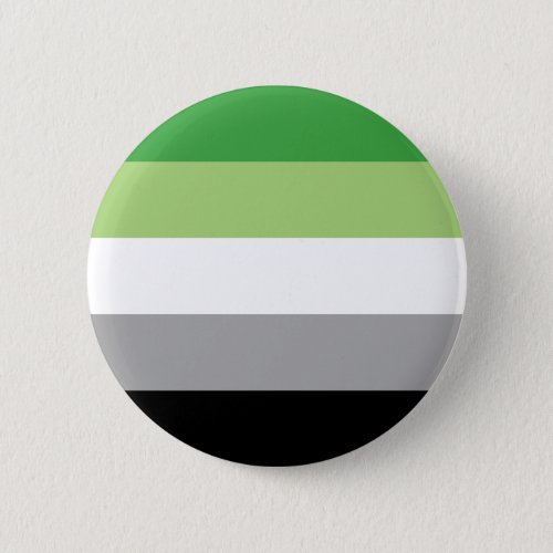 Aromantic Pride Flag LGBTQ Button