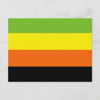 Aromantic Pride Flag Postcard