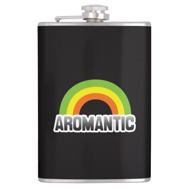Aromantic Pride Flask (Front)