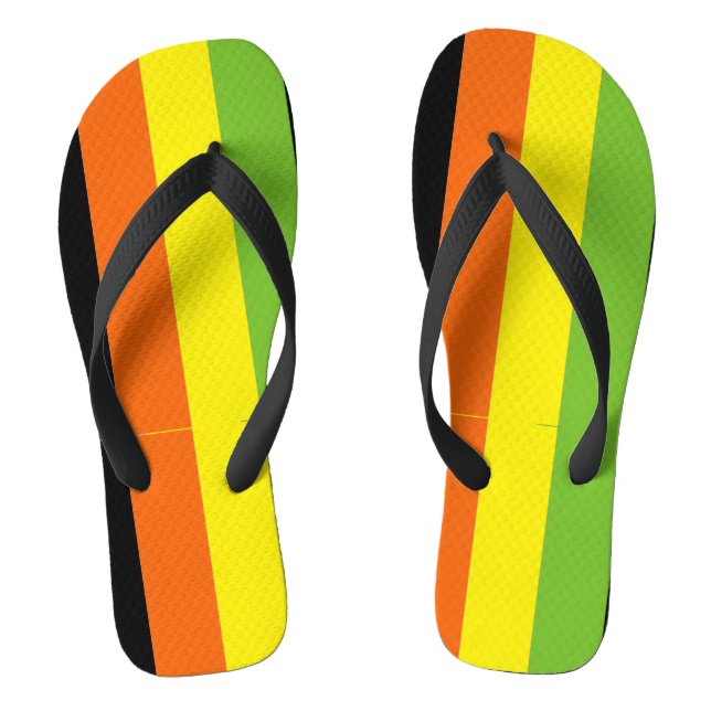 Aromantic Pride Flip Flops (Footbed)