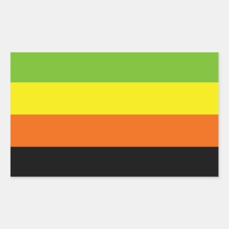 Aromantic Pride Rectangular Sticker