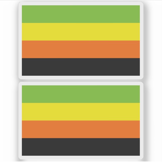 Aromantic Pride Sticker (Front)