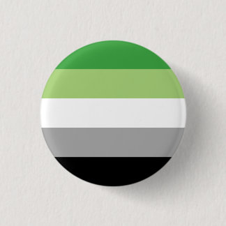Aromantic Pride Stripes Button