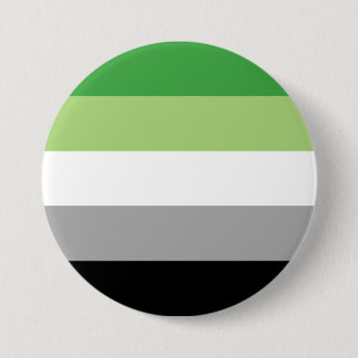 Aromantic Pride Stripes Button