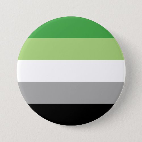 Aromantic Pride Stripes Button