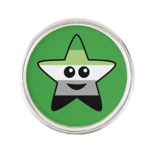 Aromantic Star Lapel Pin