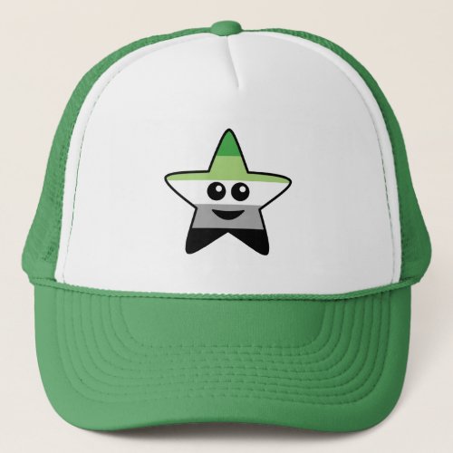 Aromantic Star Trucker Hat