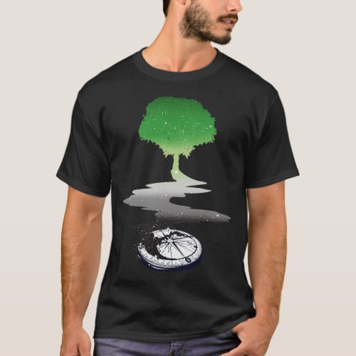 Aromantic Tree LGBT Pride Flag T_Shirt