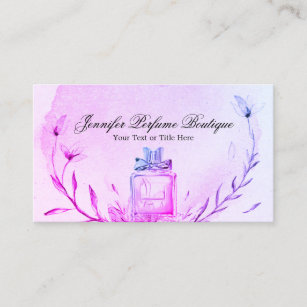 Luxury Perfume Bottle Business Card