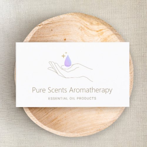 Aromatherapy Aromatherapist Essential Oil Business Card