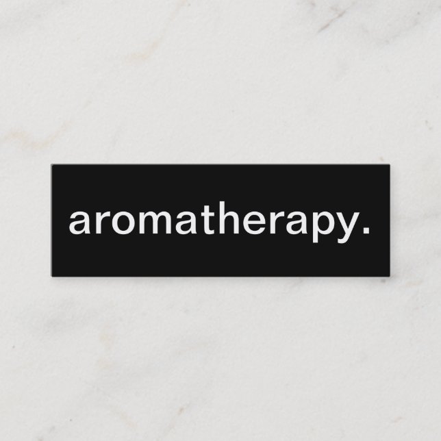 Aromatherapy Business Card (Front)