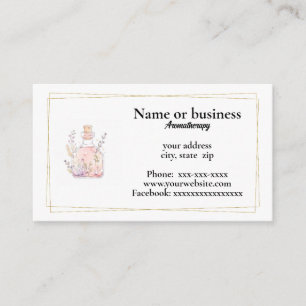 Aromatherapy Business Card