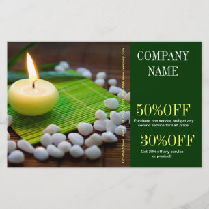 Aromatherapy Essential Oil beauty SPA massage Flyer