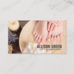 Aromatherapy Manicurist Pedicurist Pedicure Salon Business Card at Zazzle