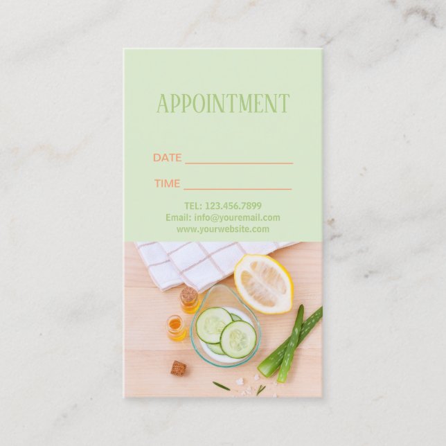 Aromatherapy Natural Skincare Facial Appointment (Front)