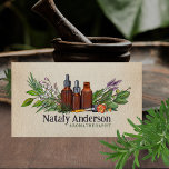 Aromatherapy Oils And Plants Business Card at Zazzle